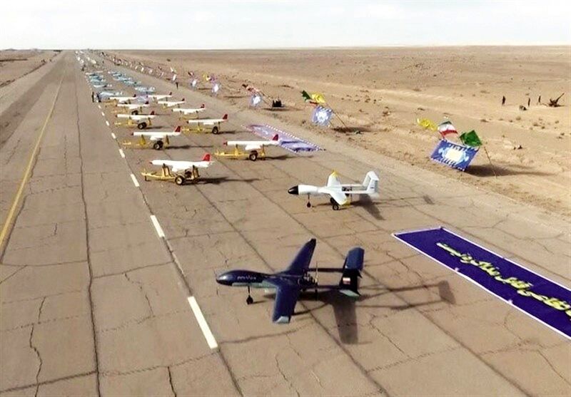 رزمایش پهپادی نیروهای چهارگانه ارتش 