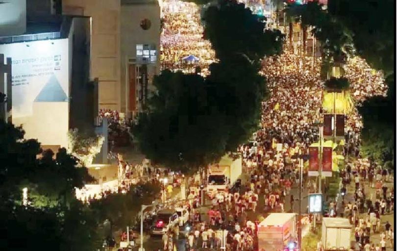 تجمع «صدها هزار اسرائیلی» 

برای پایان دادن به جنگ غزه