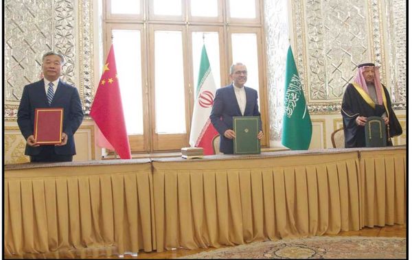 
اعلام آمادگی پکن برای تداوم حمایت از توسعه رابطه تهران-ریاض