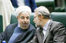 لاریجانی و روحانی در مقابل مشکلات جامعه ساکت نمینشینند