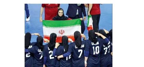 دختران هندبال بر بام آسیا