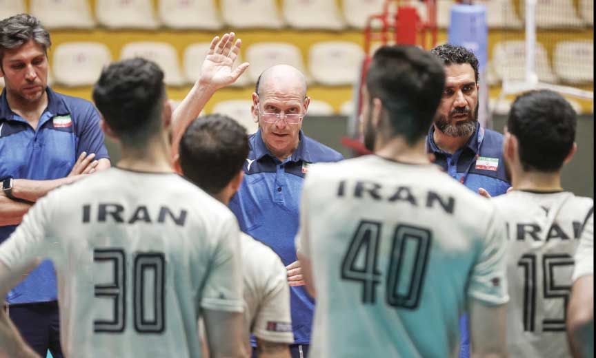 تزارها، حریف تمرینی والیبال ایران