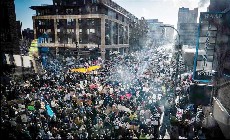 
ناگزیری ترامپ به همسویی با طغیان اجتماعی مینه‌سوتا