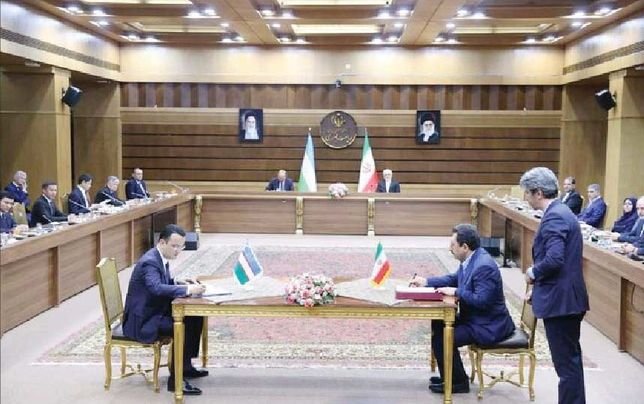 امضای ۴ سند همکاری میان ایران و ازبکستان